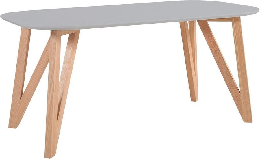 SalesFever Eettafel Solna Stijlvolle tafel voor je huis Massieve eikenhouten haarspeldpoten: natuurlijk designstatement - Foto 6