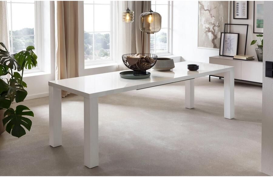 SalesFever Eettafel Stijlvolle tafel hoogglanzend gelakt uittrekbaar - Foto 9