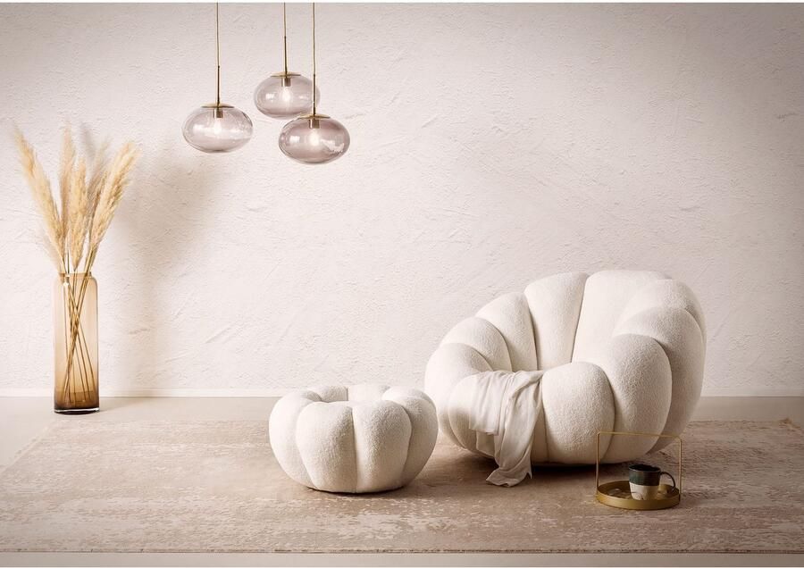 SalesFever Fauteuil Bonn Der elegante Sessel incl. poef en met 360° draaifunctie (set 2 stuks) - Foto 5