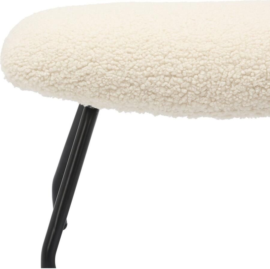 SalesFever Fauteuil Orlando Bequemer Sessel zum Entspannen met bekleding in imitatiebont-look (set 2 stuks) - Foto 4