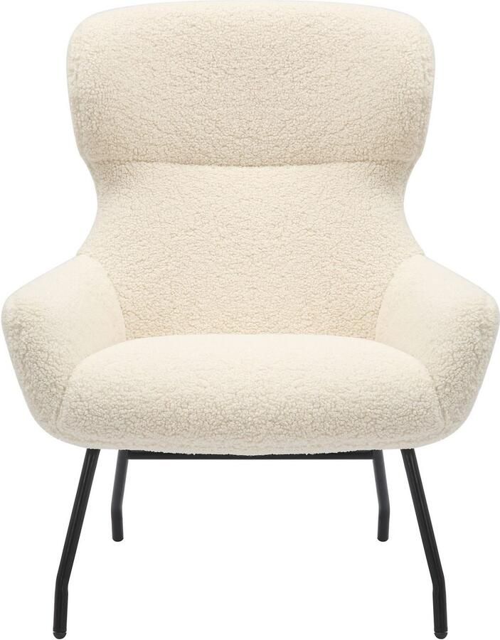 SalesFever Fauteuil Orlando Bequemer Sessel zum Entspannen met bekleding in imitatiebont-look (set 2 stuks) - Foto 8