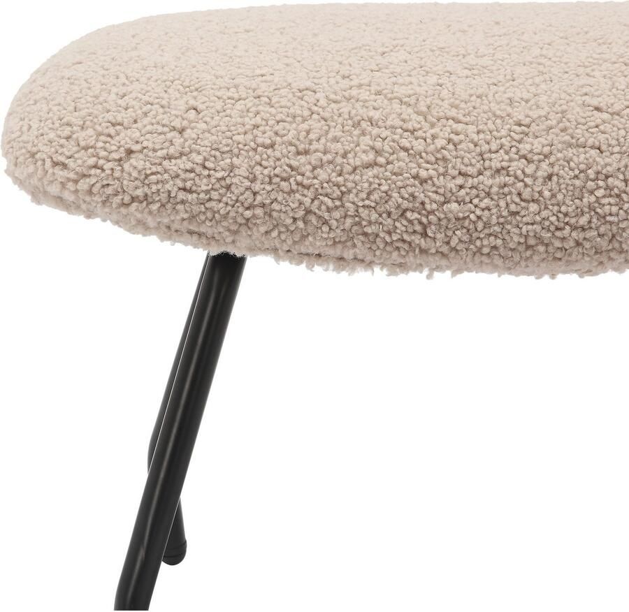 SalesFever Fauteuil Orlando Bequemer Sessel zum Entspannen met bekleding in imitatiebont-look (set 2 stuks) - Foto 4