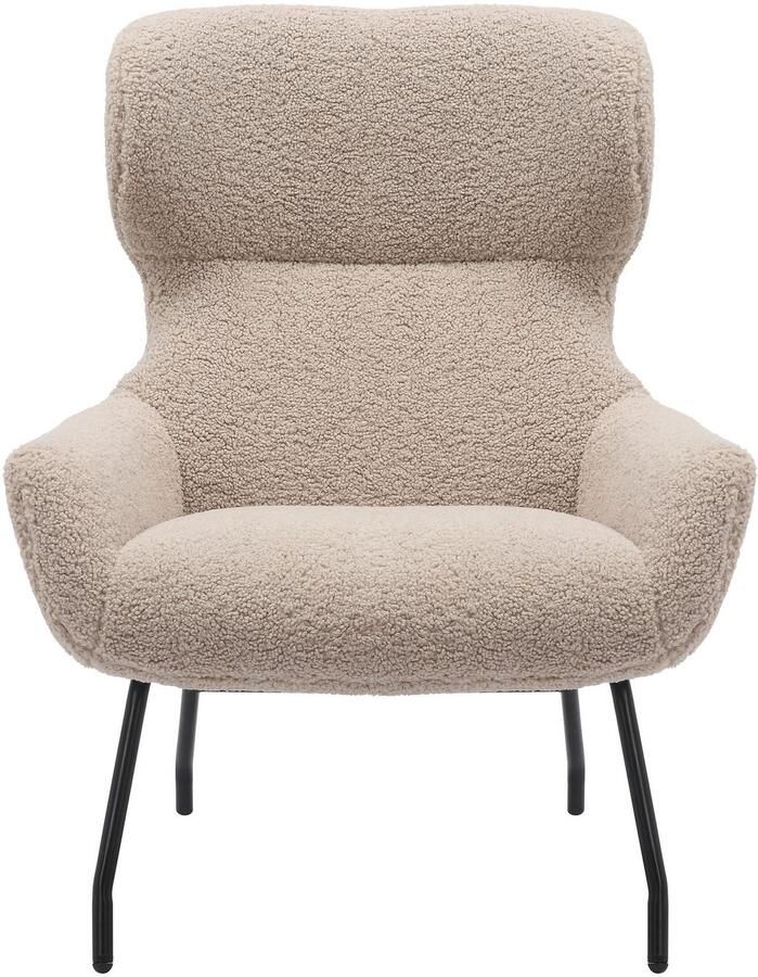 SalesFever Fauteuil Orlando Bequemer Sessel zum Entspannen met bekleding in imitatiebont-look (set 2 stuks) - Foto 9
