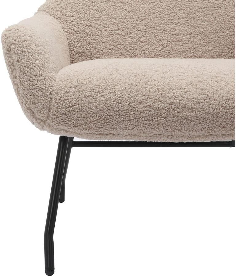 SalesFever Fauteuil Orlando Bequemer Sessel zum Entspannen met bekleding in imitatiebont-look (set 2 stuks) - Foto 7