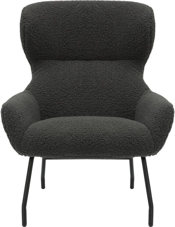 SalesFever Fauteuil Orlando Bequemer Sessel zum Entspannen met bekleding in imitatiebont-look (set 2 stuks) - Foto 9