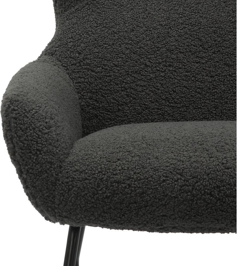 SalesFever Fauteuil Orlando Bequemer Sessel zum Entspannen met bekleding in imitatiebont-look (set 2 stuks) - Foto 6