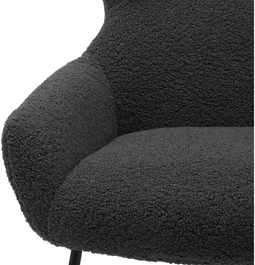 SalesFever Fauteuil Orlando Bequemer Sessel zum Entspannen met bekleding in imitatiebont-look (set 2 stuks) - Foto 4