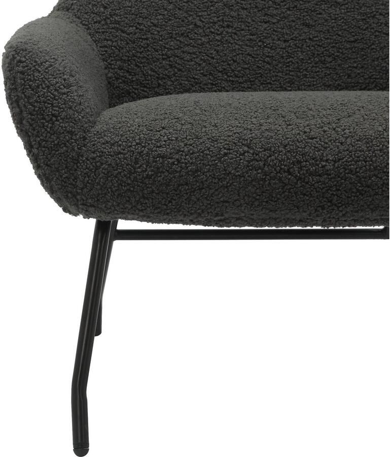 SalesFever Fauteuil Orlando Bequemer Sessel zum Entspannen met bekleding in imitatiebont-look (set 2 stuks) - Foto 7