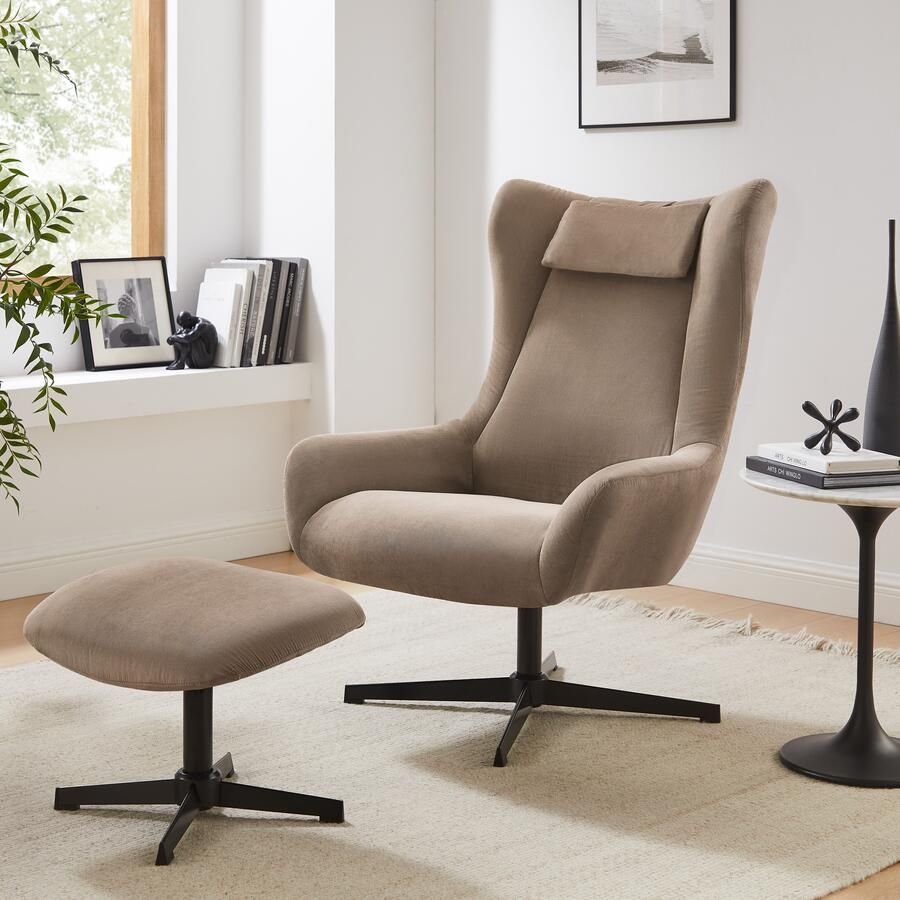 SalesFever Fauteuil Savannah Bequemer Sessel met draaifunctie (set 2 stuks) - Foto 9