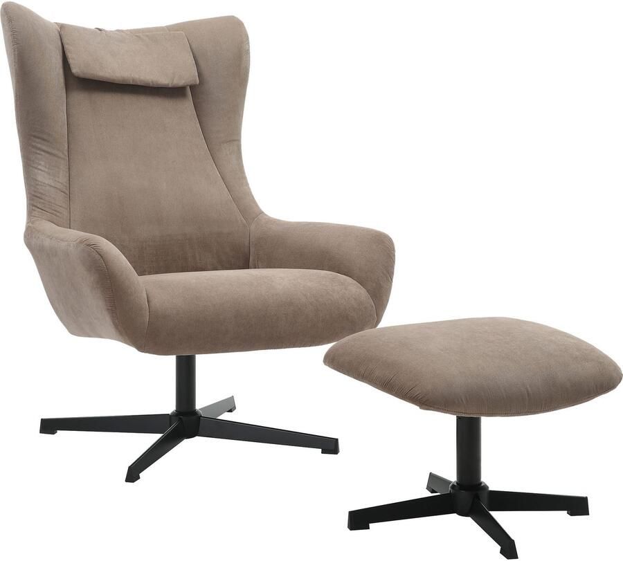 SalesFever Fauteuil Savannah Bequemer Sessel met draaifunctie (set 2 stuks) - Foto 4