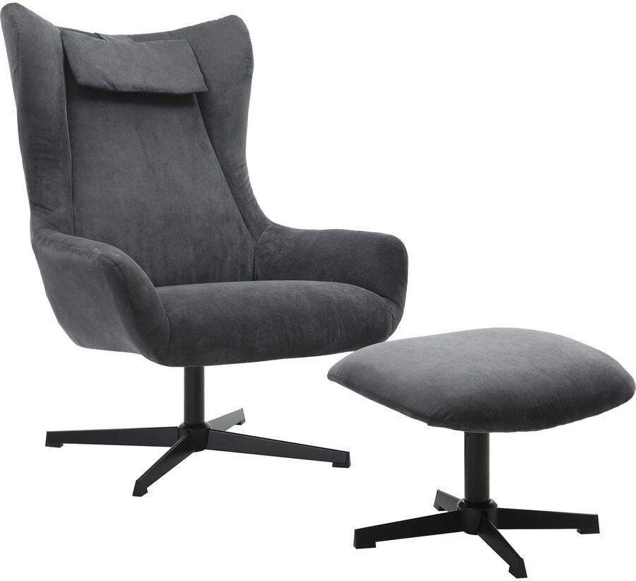 SalesFever Fauteuil Savannah Bequemer Sessel met draaifunctie (set 2 stuks) - Foto 4