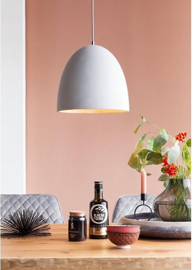 SalesFever Hanglamp Nico Lampenkap van beton