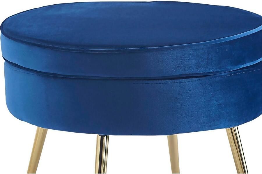 SalesFever Hocker Calm Gepolsterter Hocker mit Charme met hoog zitkussen