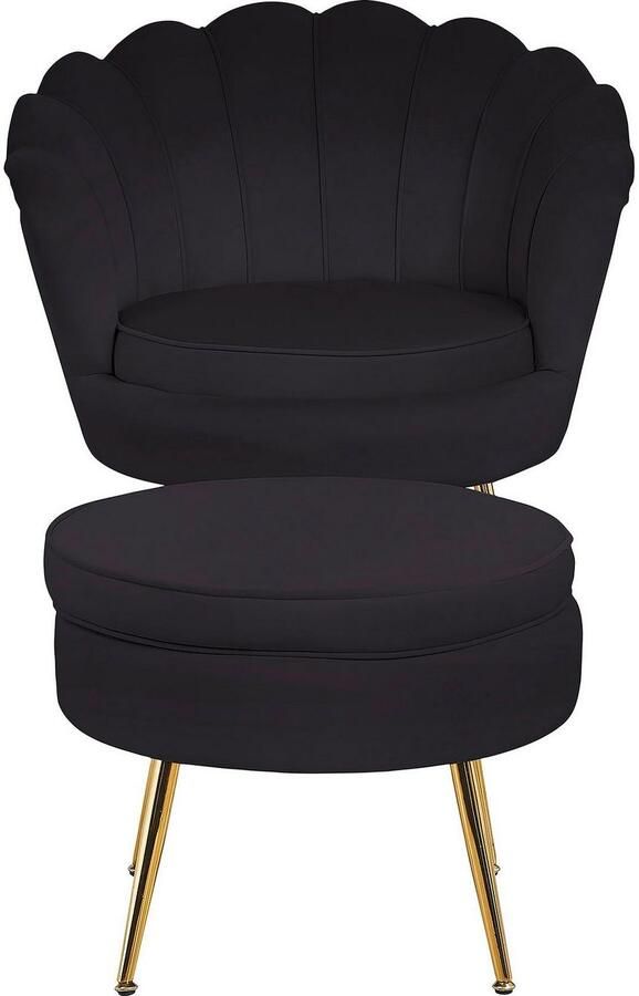 SalesFever Hocker Calm Gepolsterter Hocker mit Charme met hoog zitkussen - Foto 6