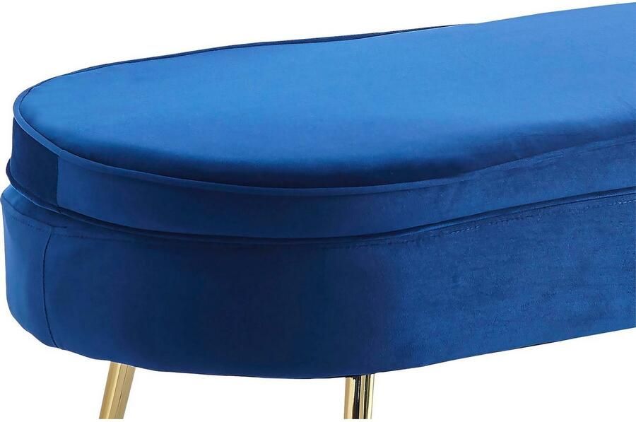 SalesFever Hocker Clam Stilvoller Polsterhocker ovaal breedte 99 cm