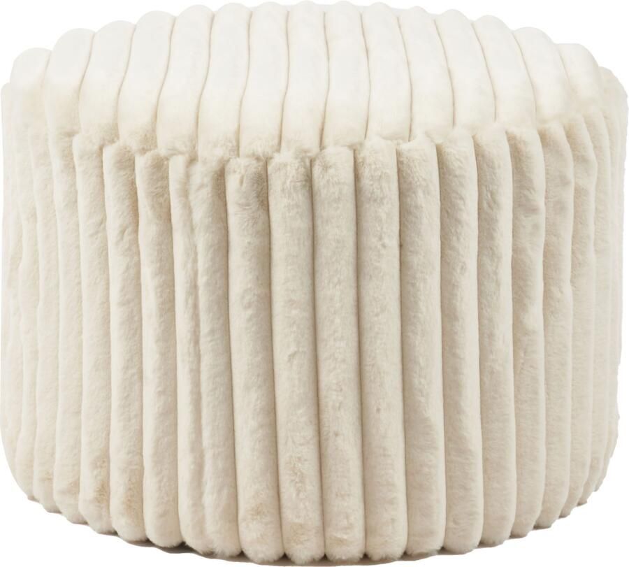 SalesFever Hocker Komfortabler Polsterhocker Bekledingsstof Oeko-Tex gecertificeerd en PFC-vrij