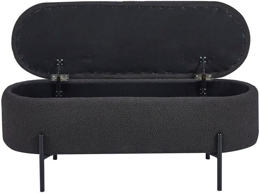 SalesFever Hockerbank im stilvollen Look scharnierend met opbergfunctie - Foto 2