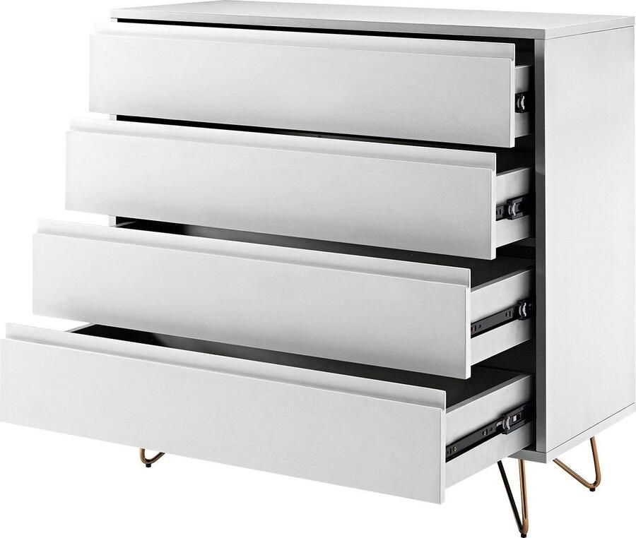 SalesFever Kast Bolton Stijlvol dressoir in mooie kleuren dressoir halkast sidetable - Foto 4