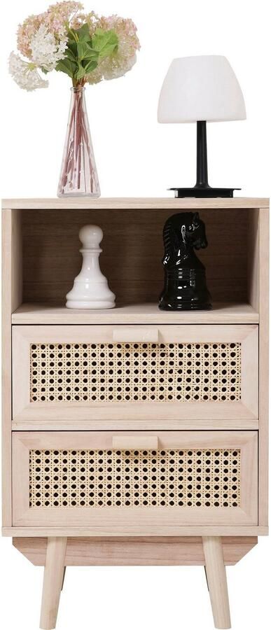 SalesFever Kast Vejle Design-Kommode für Stauraum Ladefronten van rotan-vlechtwerk - Foto 8