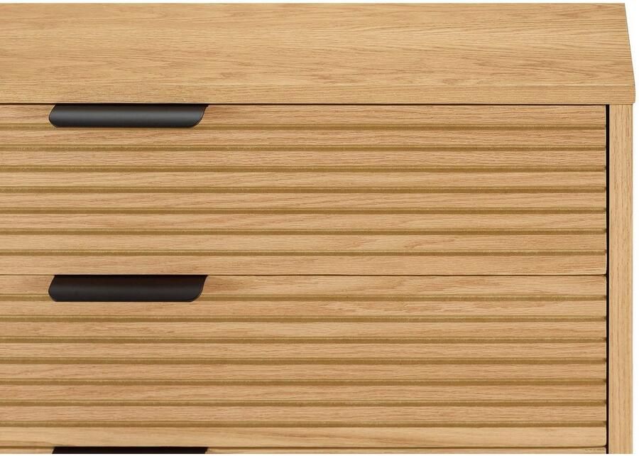 SalesFever Kast Visby Designer Sideboard mit Stil Eiken echt houtfineer - Foto 6