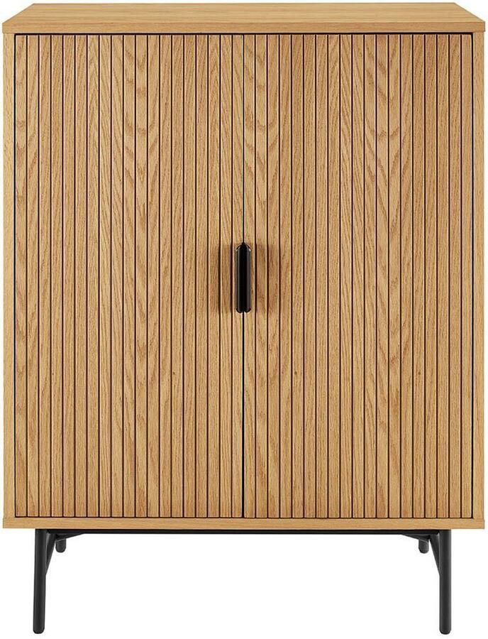 SalesFever Kast Visby Stilvolles Sideboard für den Wohnbereich Eiken echt houtfineer - Foto 3