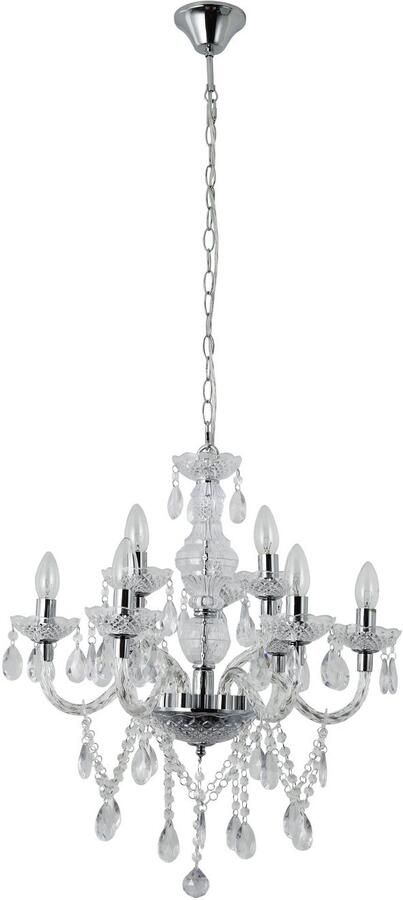 SalesFever Kroonluchter Matteo 9 vlammen van acrylglas - Foto 2