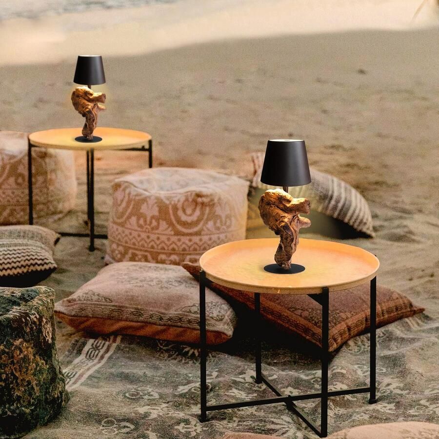 SalesFever Led-tafellamp Accu draagbaar en oplaadbaar traploos dimmen (1 stuk)