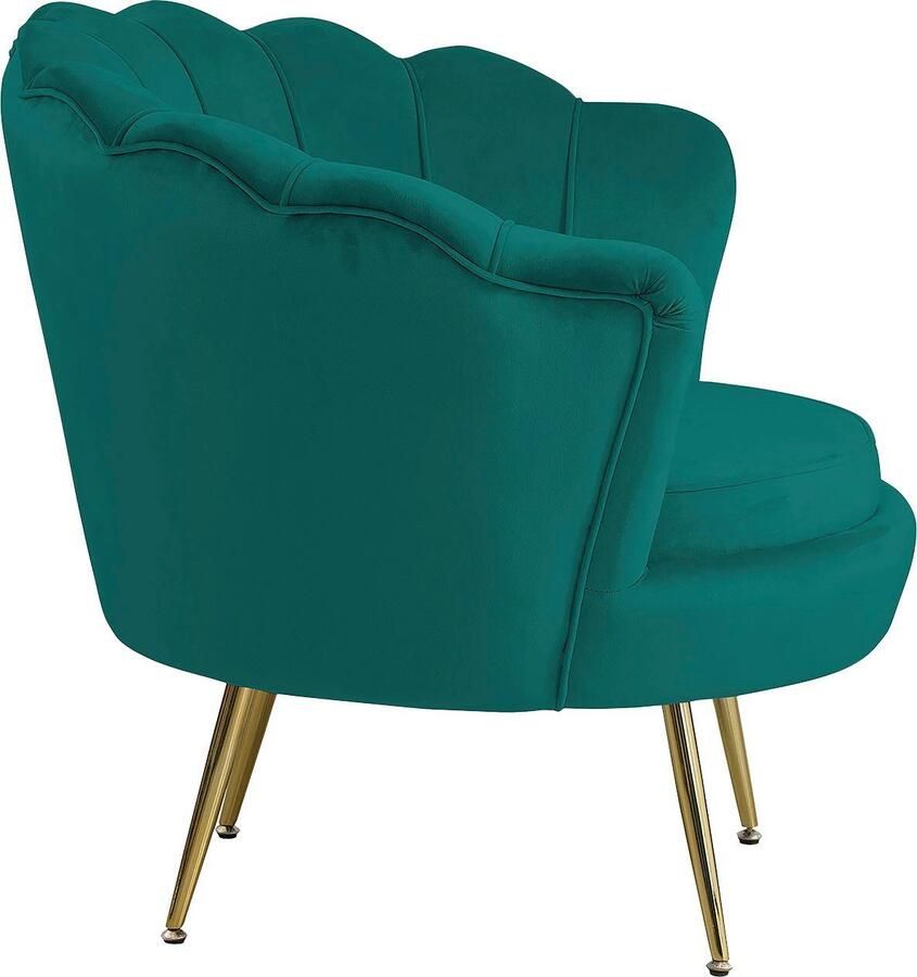 SalesFever Loungestoel Clam Design cocktailstoel Prachtig extravagant design in schelp-look - Foto 3