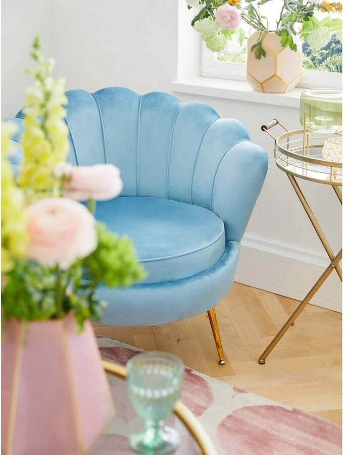 SalesFever Loungestoel Clam Design Loungesessel opvallend schelpdesign - Foto 5