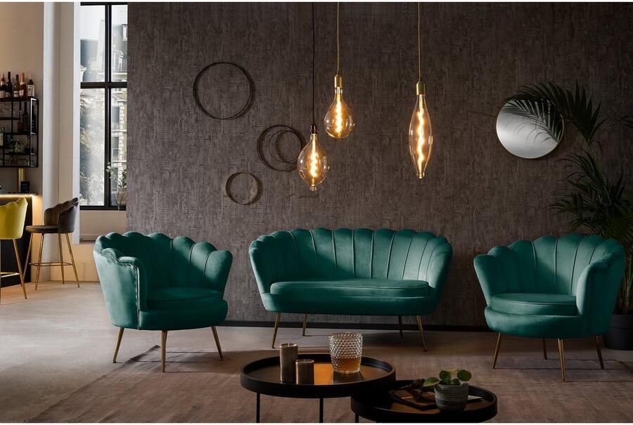 SalesFever Loungestoel Clam Design cocktailstoel Prachtig extravagant design in schelp-look - Foto 5