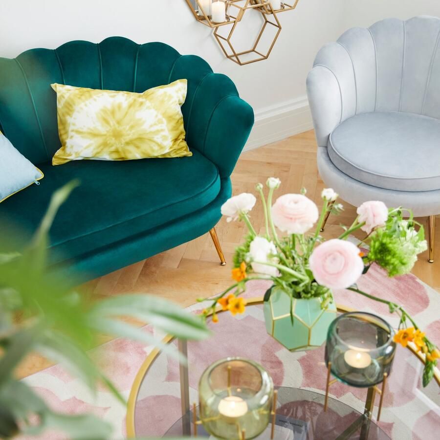 SalesFever 2-zitsbank Clam Comfort Duo-zitplaats Schelpdesign-breedte 136 cm: Pure extravagantie - Foto 2