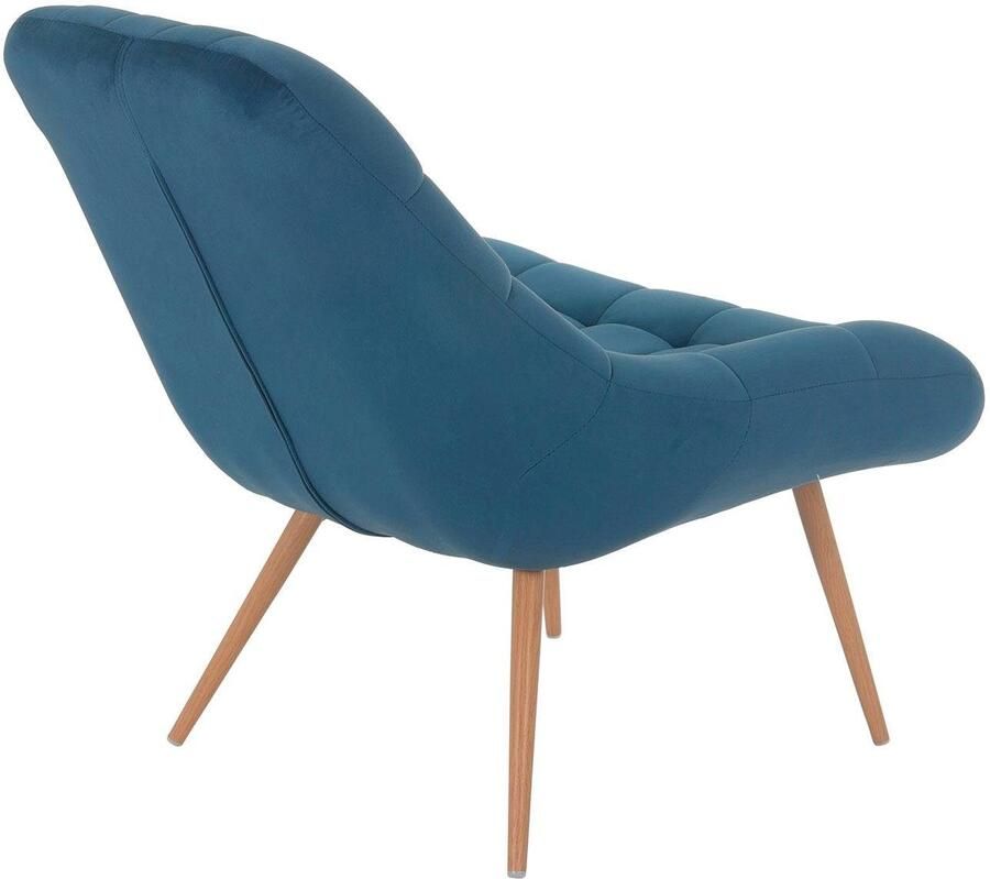 SalesFever Relaxfauteuil Toulon Komfortabler Loungesessel met xxl-stiksels met zwarte of naturelkleurige poten - Foto 4