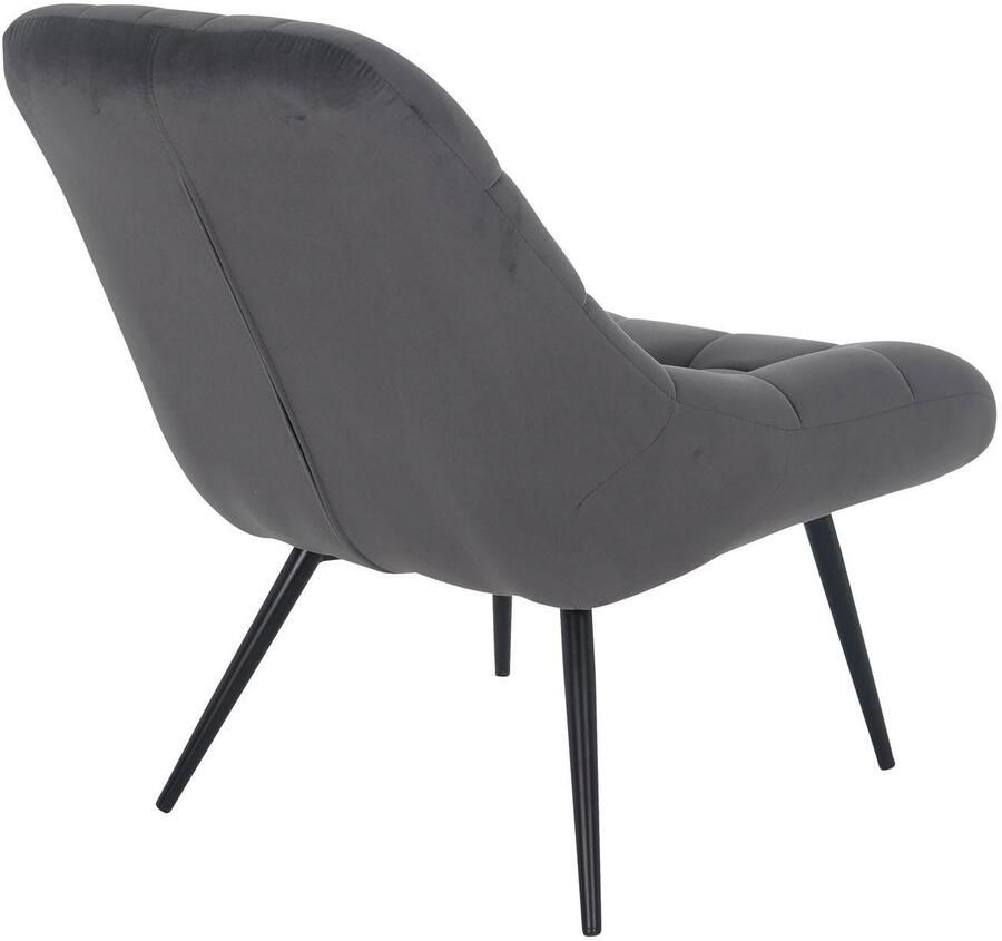 SalesFever Relaxfauteuil Toulon Komfortabler Loungesessel met xxl-stiksels met zwarte of naturelkleurige poten - Foto 2