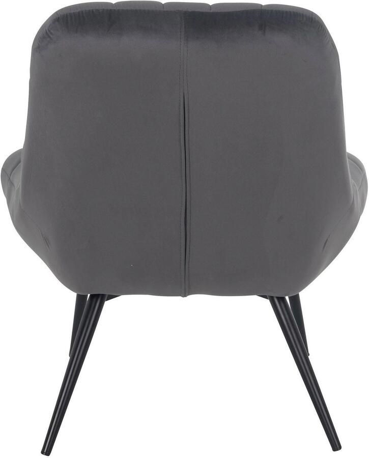 SalesFever Relaxfauteuil Toulon Komfortabler Loungesessel met xxl-stiksels met zwarte of naturelkleurige poten - Foto 5