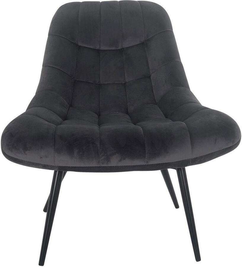 SalesFever Relaxfauteuil Toulon Komfortabler Loungesessel met xxl-stiksels met zwarte of naturelkleurige poten - Foto 3