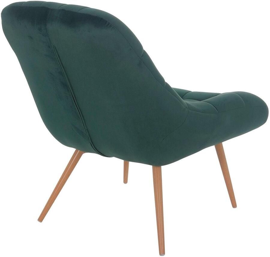 SalesFever Relaxfauteuil Toulon Komfortabler Loungesessel met xxl-stiksels met zwarte of naturelkleurige poten - Foto 2