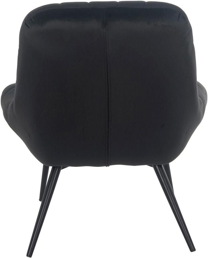 SalesFever Relaxfauteuil Toulon Komfortabler Loungesessel met xxl-stiksels met zwarte of naturelkleurige poten - Foto 3