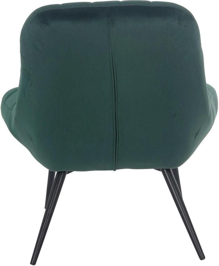 SalesFever Relaxfauteuil Toulon Komfortabler Loungesessel met xxl-stiksels met zwarte of naturelkleurige poten - Foto 5