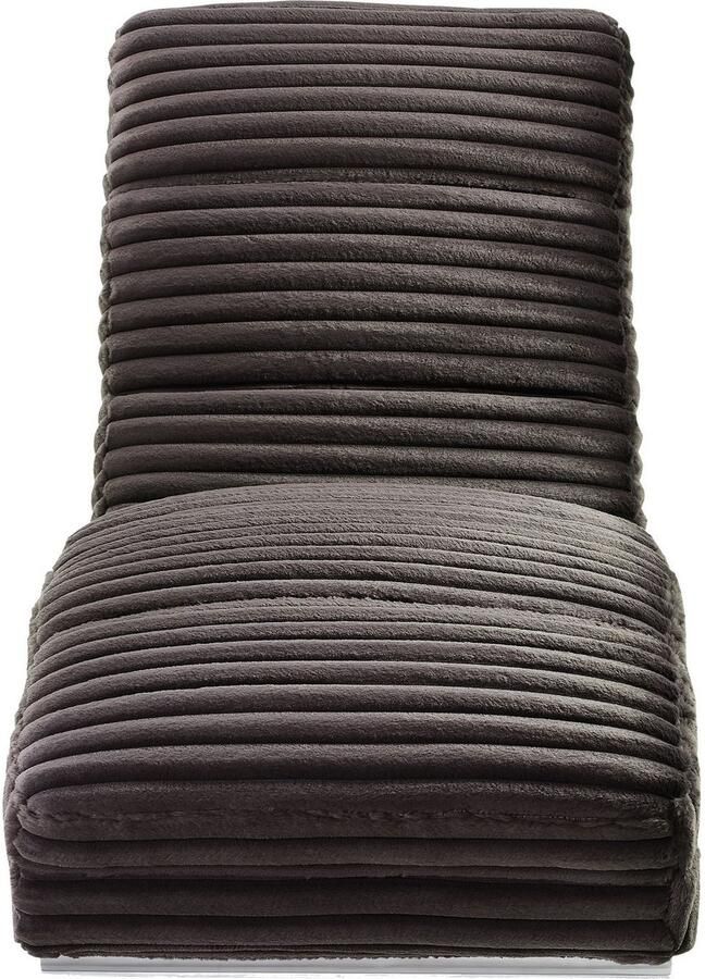 SalesFever Relaxstoel Komfortable Relaxliege met kruisstepping bekledingsstof oeko-tex gecertificeerd en pfc-vrij - Foto 3