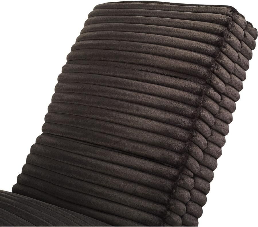 SalesFever Relaxstoel Komfortable Relaxliege met kruisstepping bekledingsstof oeko-tex gecertificeerd en pfc-vrij