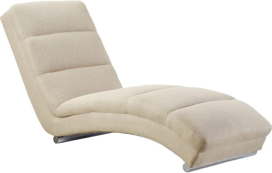 SalesFever Relaxstoel Komfortable Relaxliege met kruisstepping bekledingsstof oeko-tex gecertificeerd en pfc-vrij - Foto 4