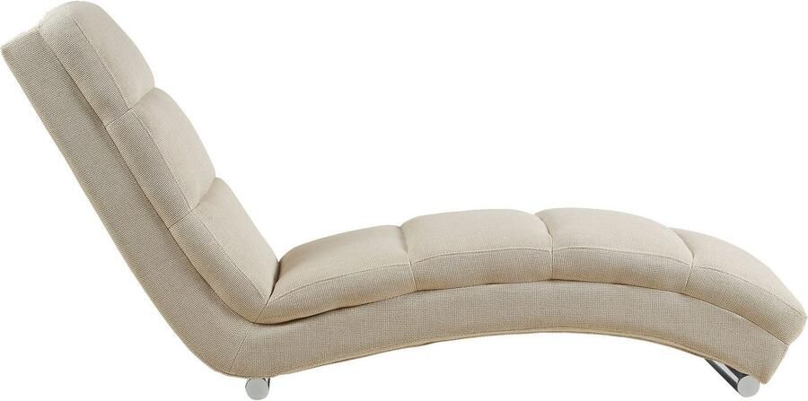 SalesFever Relaxstoel Komfortable Relaxliege met kruisstepping bekledingsstof oeko-tex gecertificeerd en pfc-vrij - Foto 5