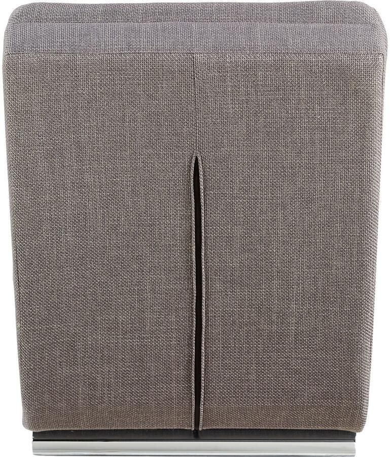 SalesFever Relaxstoel Komfortable Relaxliege met kruisstepping bekledingsstof oeko-tex gecertificeerd en pfc-vrij