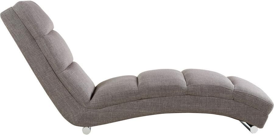 SalesFever Relaxstoel Komfortable Relaxliege met kruisstepping bekledingsstof oeko-tex gecertificeerd en pfc-vrij - Foto 4