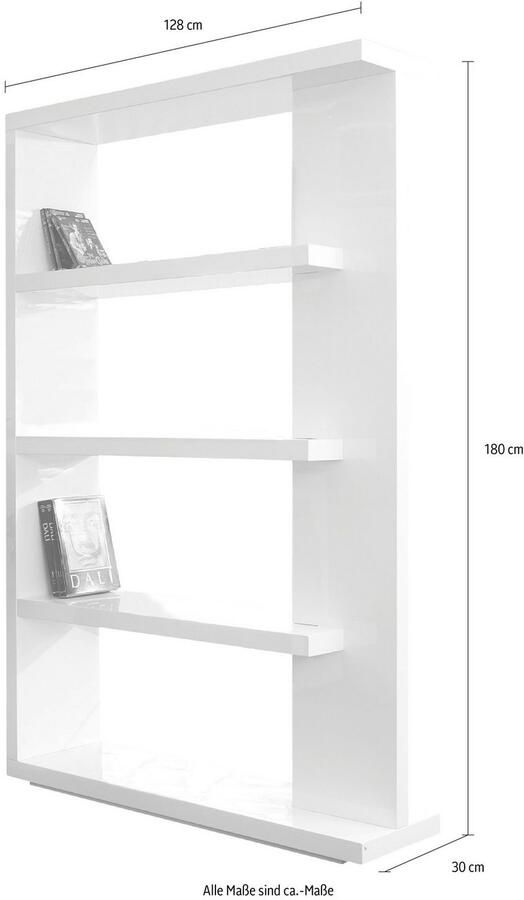 Artistiq Living Artistiq Roomdivider Johnathan 180 x 128 x 30cm Wit - Foto 2