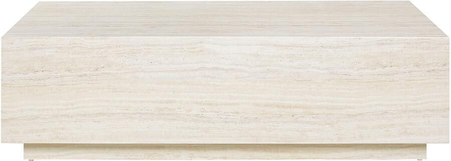 SalesFever Salontafel Almeria Beistelltisch: Stilvoller Couchtisch 120 75 cm rechthoekig 120x75 cm in marmerlook gefolieerd - Foto 2