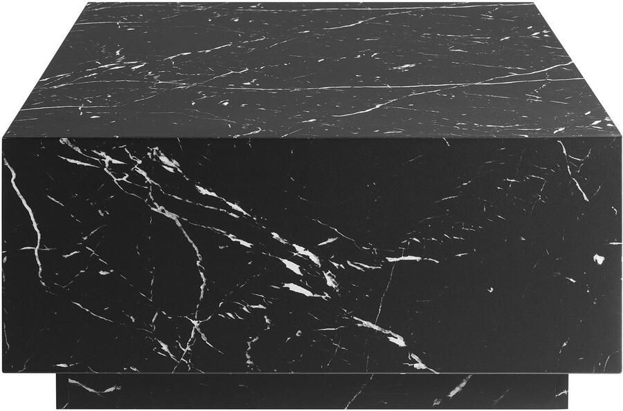 SalesFever Salontafel Almeria Beistelltisch: Stilvoller Couchtisch 120 75 cm rechthoekig 120x75 cm in marmerlook gefolieerd - Foto 6