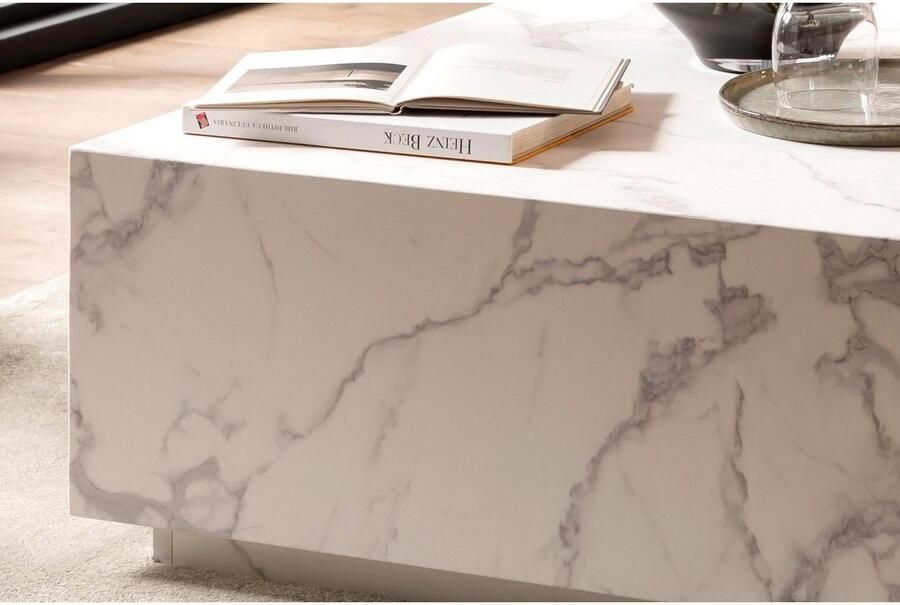 Artistiq Living Artistiq Salontafel Marlenne Marmerlook 90 x 90cm Vierkant - Foto 2