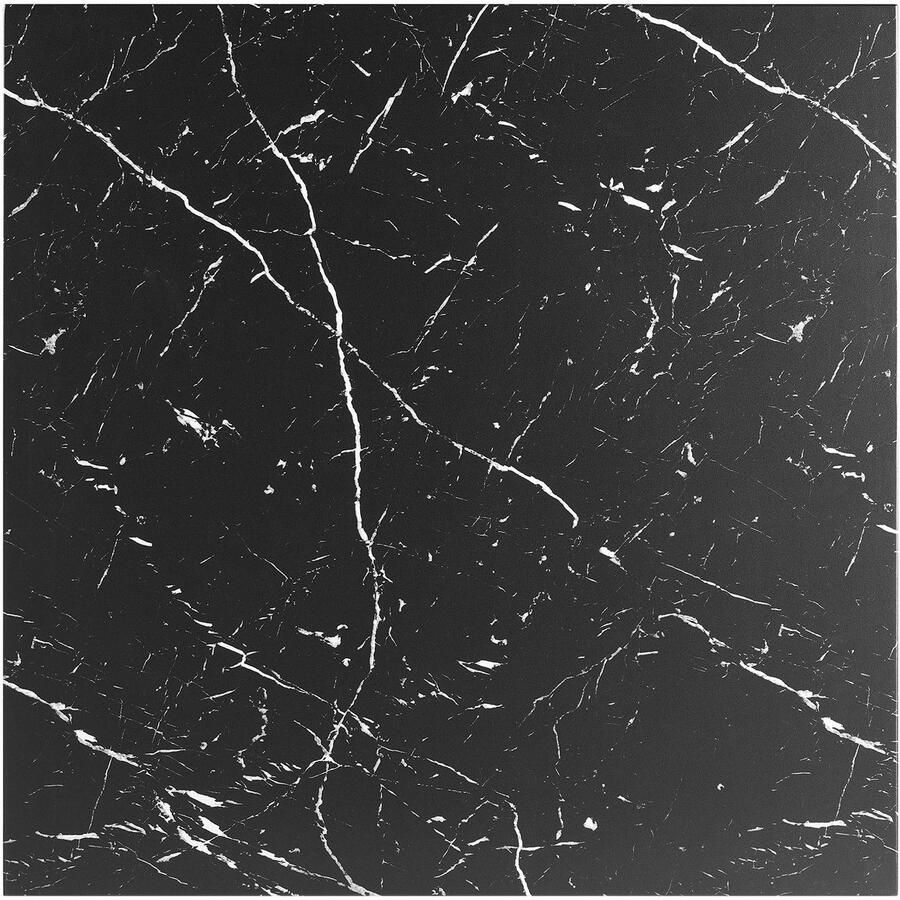 SalesFever Salontafel Almería Couchtisch: Beistelltisch mit Schwebe-Effekt vierkant 90x90 cm in marmerlook gefolieerd