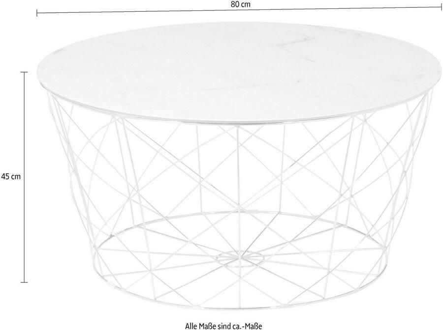 SalesFever Salontafel Caorle Couchtisch: Harmonisches Wohnambiente Mandframe - Foto 2